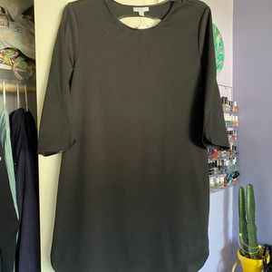 New York & Company black A-line dress XL
